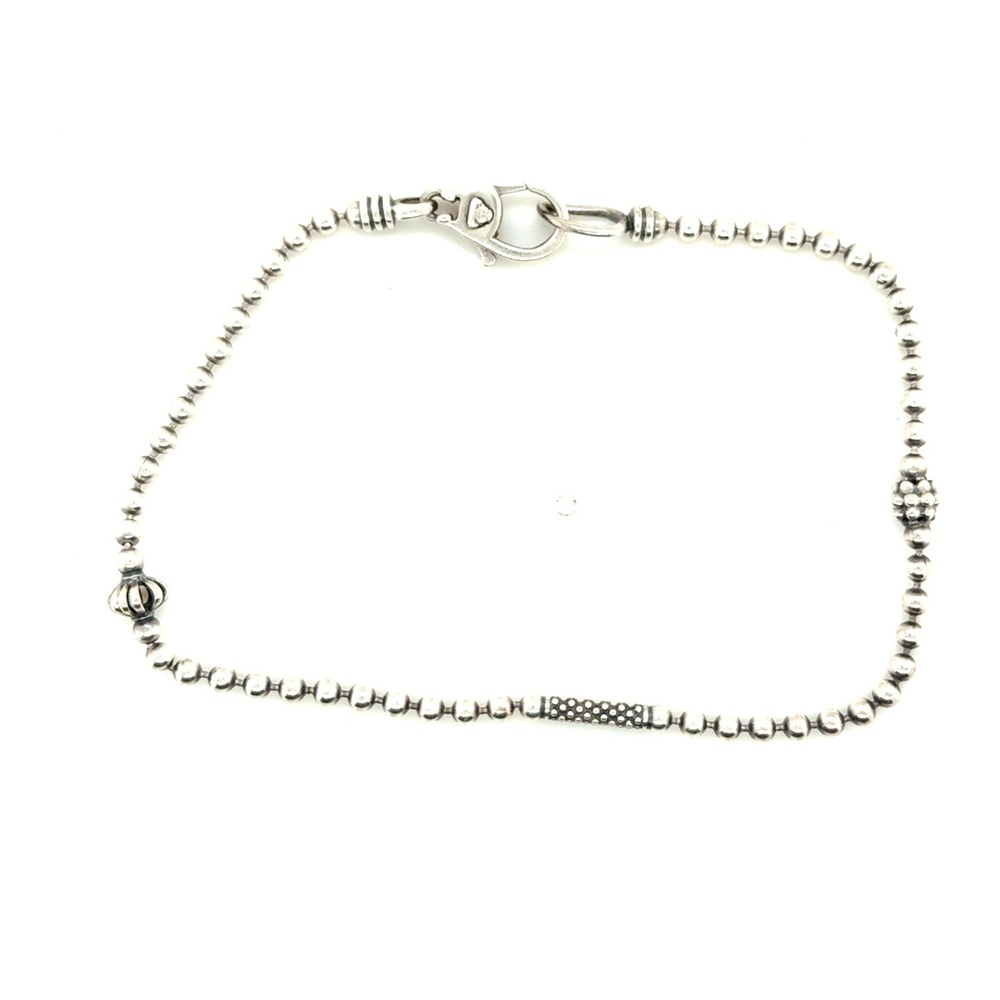 Lagos Caviar Icon Ball Chain Bracelet
